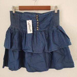 Denim Stretch Skirt in size L ( Sale 2 for $10 )